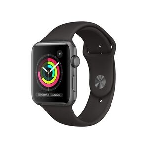 Apple Watch Series 3 42mm Space Gray Aluminum w/ Black Sport Band